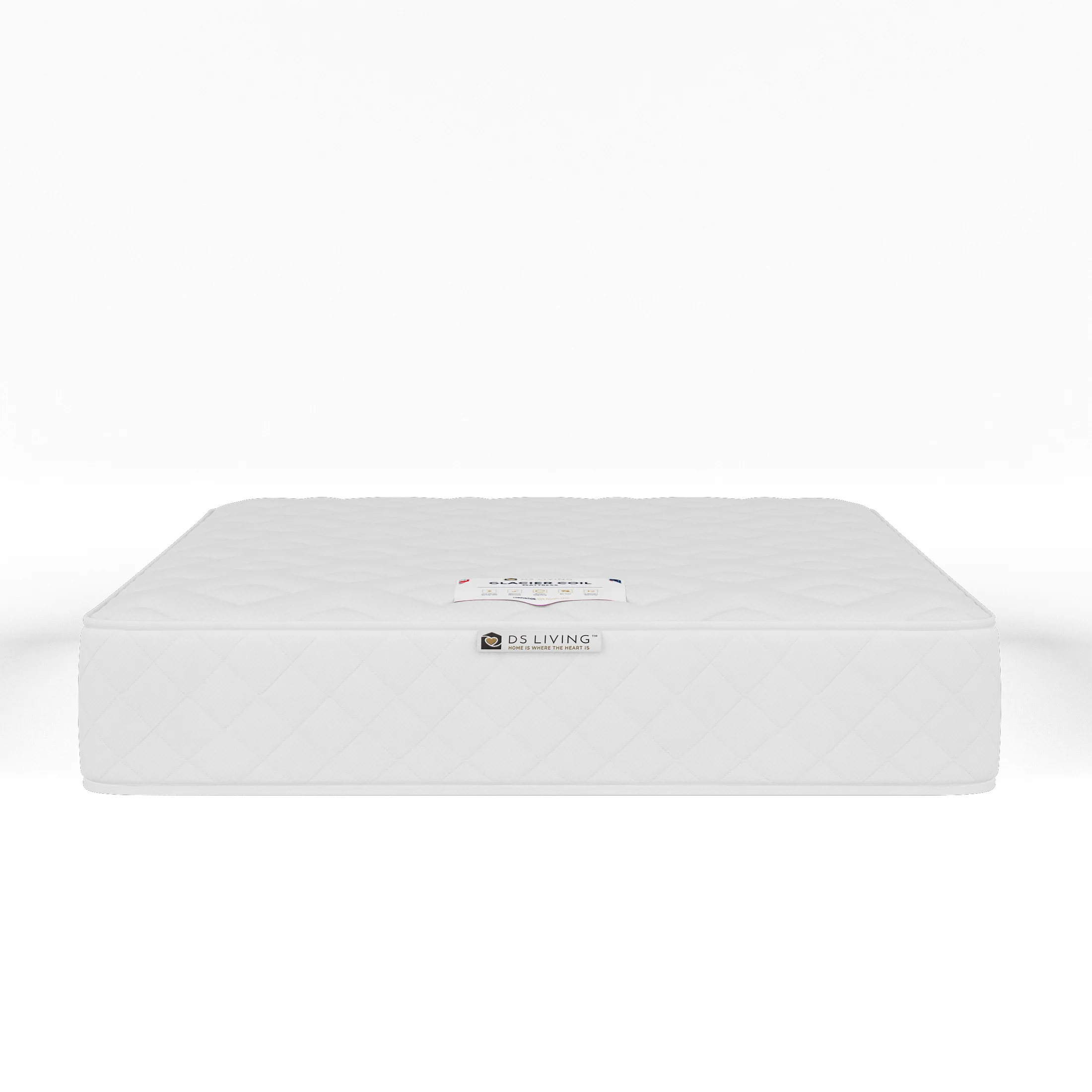 White mattress product silo render on white background